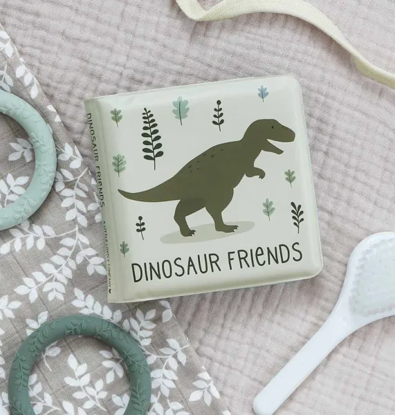 A Little Lovely Company - knižka do kúpeľa - kamaráti dinosaury