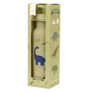 A Little Lovely Company - antikorová fľaša na pitie, 500 ml - dinosaury