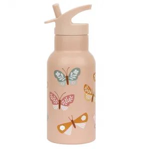 A Little Lovely Company - antikorová fľaša na pitie, 350 ml - motýliky
