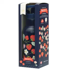 A Little Lovely Company - antikorová fľaša na pitie, 350 ml - jahody