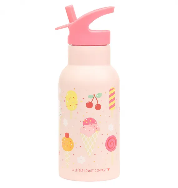 A Little Lovely Company - antikorová fľaša na pitie, 350 ml - zmrzlina