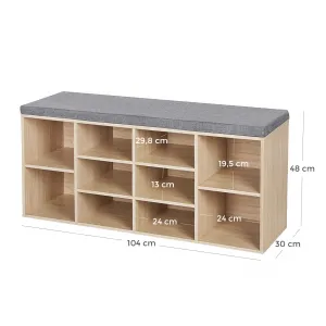 Skriňa na topánky so sedadlom - LHS10NLV1 9403 20 80 00