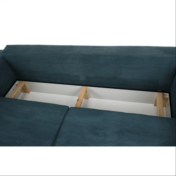 Extra priestranná pohovka, modrá/mentolová/svetlosivá, GILEN BIG SOFA