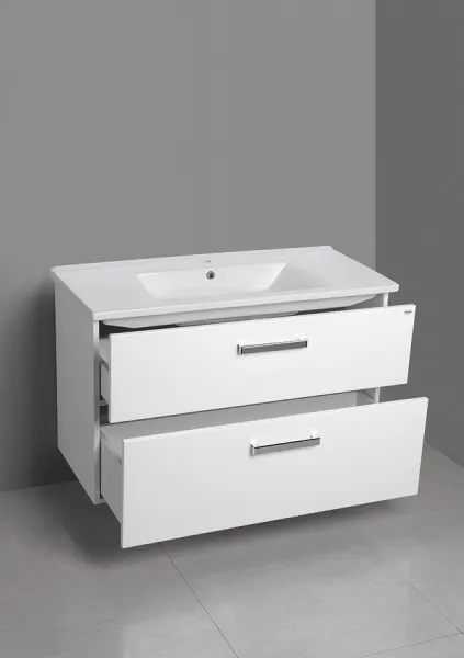 VEGA umývadlová skrinka 98x60x43,8 cm, 2xzásuvka, biela VG103