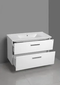 VEGA umývadlová skrinka 98x60x43,8 cm, 2xzásuvka, biela VG103