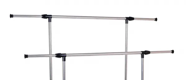 Dvojitý stojaci vešiak TIMI na kolieskach