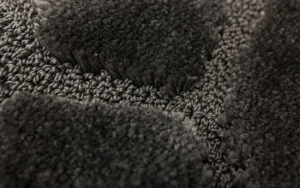 Kúpeľňový koberček Ocean tmavosivý kruh