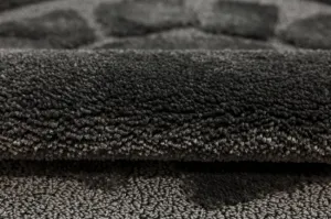 Kúpeľňový koberček Ocean tmavosivý kruh