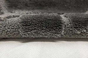 Kúpeľňový koberček Ocean tmavosivý kruh