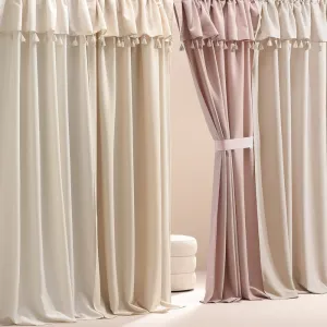 BéžovýzávesAstoriasostrapcami140x250cm