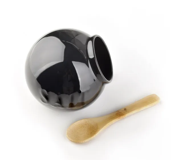 Affekdesign Porcelánová solnička MODERN LIFE čierna