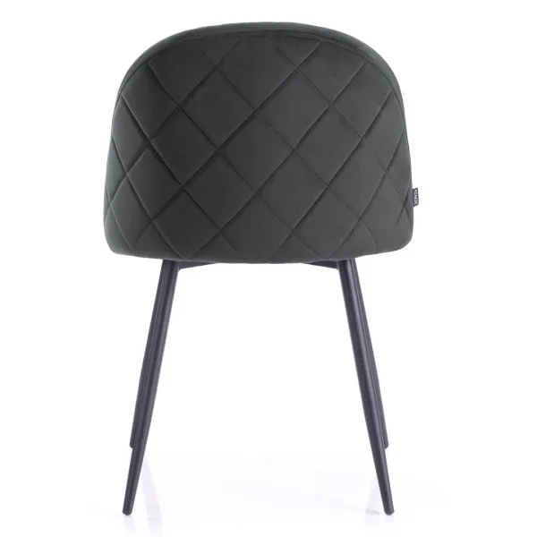 HOMEDE Jedálenská stolička Faro sivá, veľkosť 43,5x47x80