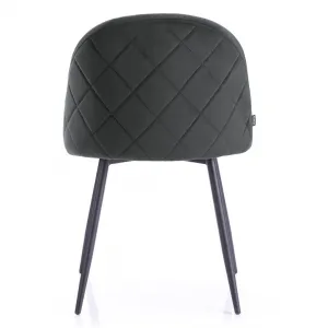 HOMEDE Jedálenská stolička Faro sivá, veľkosť 43,5x47x80