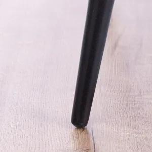 HOMEDE Jedálenská stolička Faro sivá, veľkosť 43,5x47x80