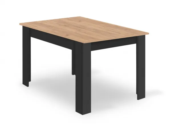 Súprava NP stôl 120x80 Craft čierna + 4 stoličky OSAKA čierna