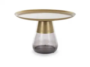 Signal Konferenční stolek Tiffany 70 cm čirý/zelený