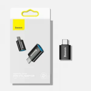 Adaptér USB-C do USB-A Baseus Ingenuity, OTG (niebieski) 031666