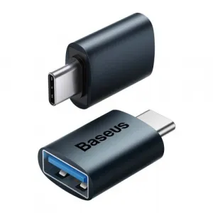 Adaptér USB-C do USB-A Baseus Ingenuity, OTG (niebieski) 031666