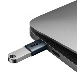 Adaptér USB-C do USB-A Baseus Ingenuity, OTG (niebieski) 031666