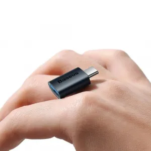 Adaptér USB-C do USB-A Baseus Ingenuity, OTG (niebieski) 031666