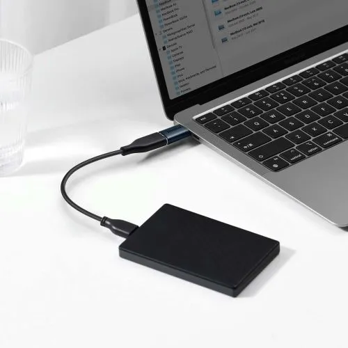 Adaptér USB-C do USB-A Baseus Ingenuity, OTG (niebieski) 031666