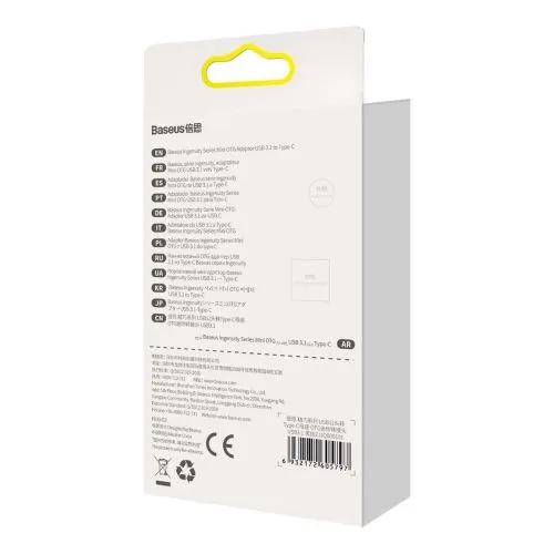 Baseus Ingenuity OTG adaptér USB-A na USB-C (čierny) 031667