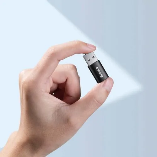 Baseus Ingenuity OTG adaptér USB-A na USB-C (čierny) 031667