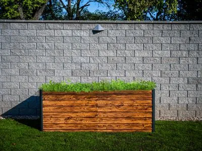 STREND PRO Garden Záhon Strend Pro Garden, 200x100x77cm, 3D dizajn drevo, kov, vyvýšený