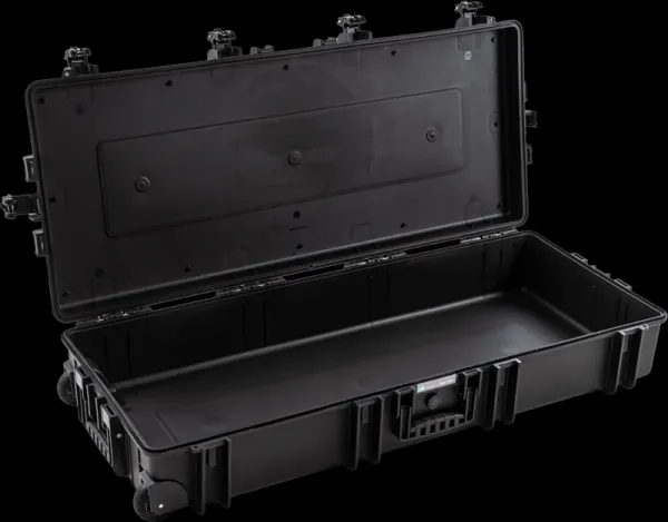 BW Outdoor Case Type 7200 with foam insert (gun/rifle/guitar case), Black