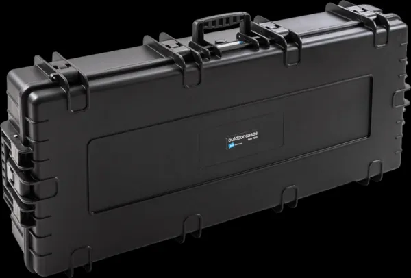 BW Outdoor Case Type 7200 with foam insert (gun/rifle/guitar case), Black