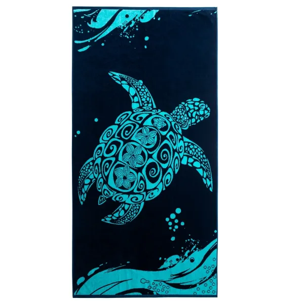 DECOKING - Luxusná plážová osuška TURTLE