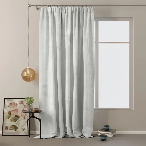 ArtFlhf Tieniaci záves VELVET PLEAT  P | 140 x 270 cm Farba: Biela