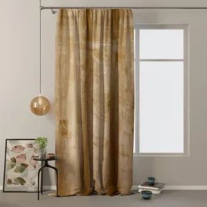 ArtFlhf Tieniaci záves VELVET PLEAT  P | 140 x 270 cm Farba: Horčicová