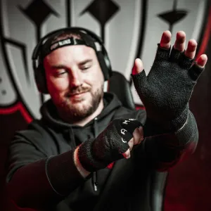 BEZPRSTOVÉ RUKAVICE ANGRY BEARDS Velikost: S/M