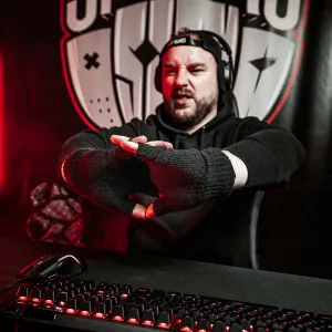 BEZPRSTOVÉ RUKAVICE ANGRY BEARDS Velikost: S/M