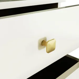 Ak furniture Komoda MOBI K-03 kašmír/zlatá