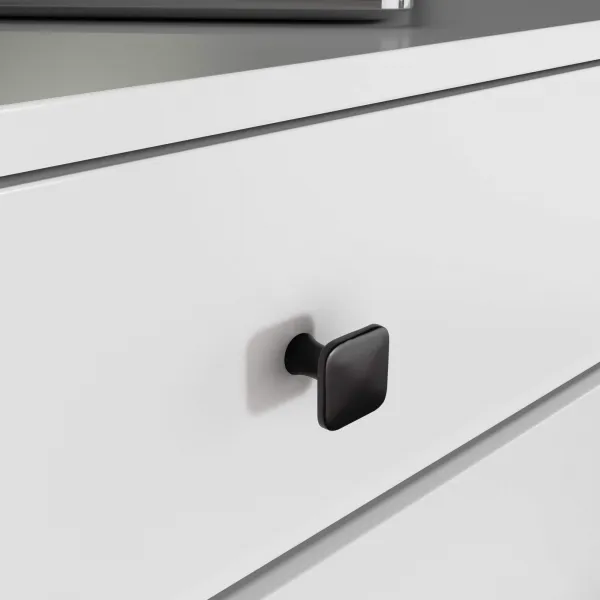Ak furniture Komoda MOBI K-04 bílá/černá