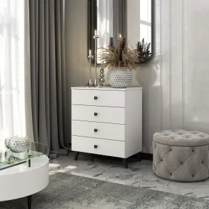 Ak furniture Komoda MOBI K-04 bílá/černá