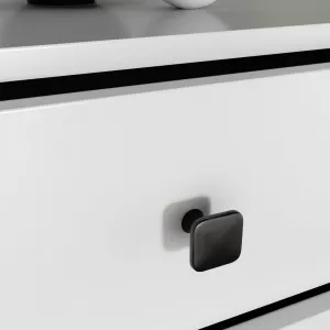 Ak furniture Komoda MOBI K-06 bílá/černá
