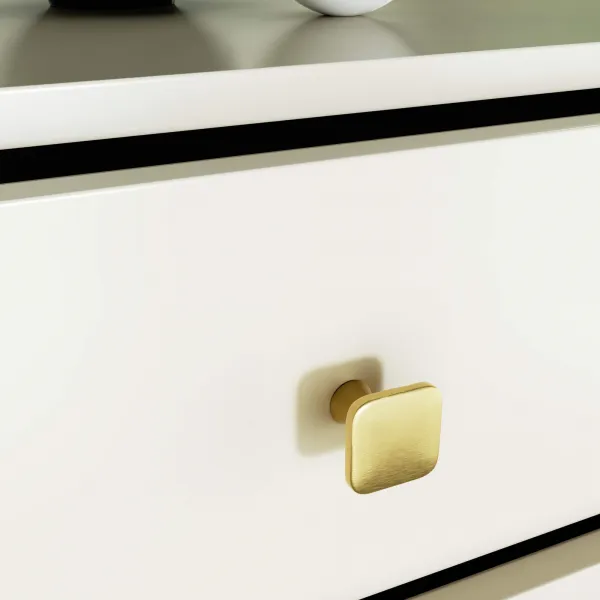 Ak furniture Komoda MOBI K-06 kašmír/zlatá