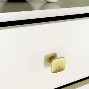Ak furniture Komoda MOBI K-06 kašmír/zlatá