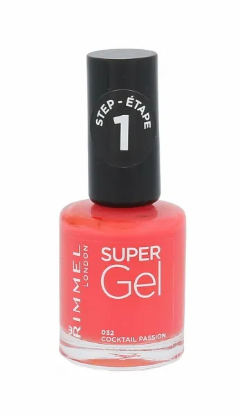 Rimmel London Super Gel Lak na nechty 12 ml 032 Cocktail Passion