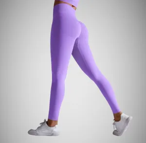 Legínovo Push-up legíny fialové basic Veľkosť: L
