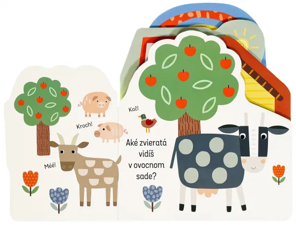 Tvarované leporelo - Farma