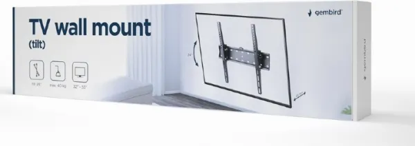 GEMBIRD Držák TV WM-55T-02, 32"-55" (40kg), náklopný