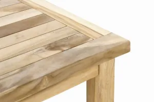 Divero 55327 Záhradný odkladací stolík z masívneho teaku Divero