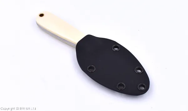 Brisa (EnZo) Nôž Brisa Necker 70 Flat / Ivory Micarta / Kydex