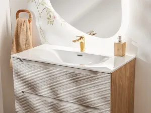 Comad Keramické zápustné umyvadlo Sky 101 cm bílé