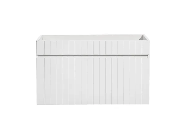 Comad Závěsná skříňka Iconic Smile s deskou a umyvadlem 60 cm bílá/dub santa fe vintage
