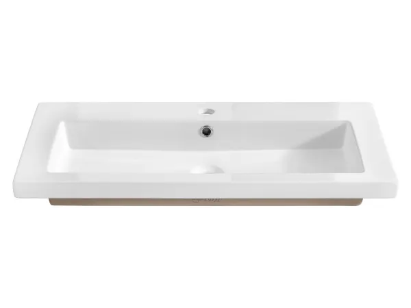 Comad Keramické zapustené umývadlo Spirit 100 cm biele